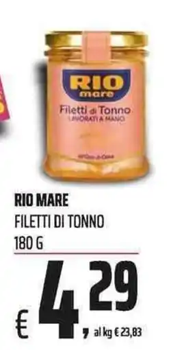 Coop Rio mare filetti di tonno offerta