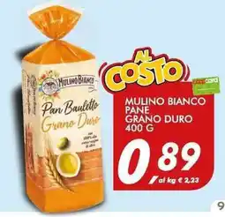 Coop Mulino Bianco Pan Bauletto Grano Duro offerta