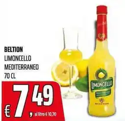 Coop Belton limoncello mediterraneo offerta