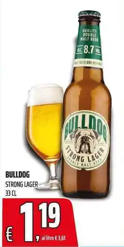 Coop Bulldog strong lager offerta