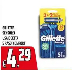 Coop Gillette Sensor 3 offerta