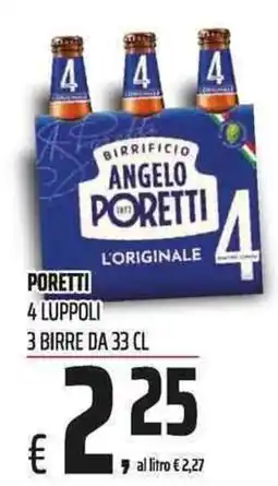 Coop Poretti l'originale offerta