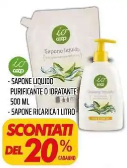 Coop Sapone liquido io coop offerta