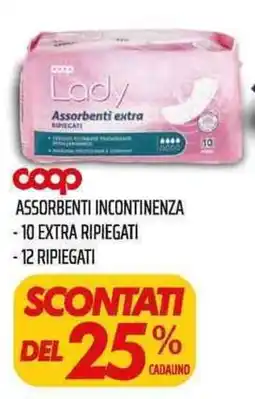 Coop Lady Assorbenti extra offerta
