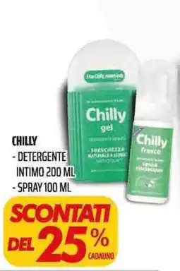 Coop Chilly detergente intimo offerta