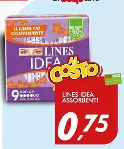 Coop Lines Idea assorbenti offerta