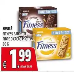 Coop Nestlé Fitness Barrette Fibre o Cacao Protein offerta