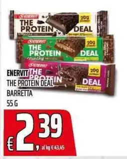 Coop Enervit the protein deal barretta offerta