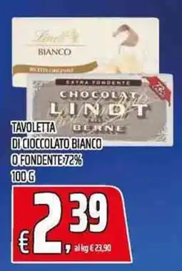 Coop Tavoletta di cioccolato bianco Lindt offerta