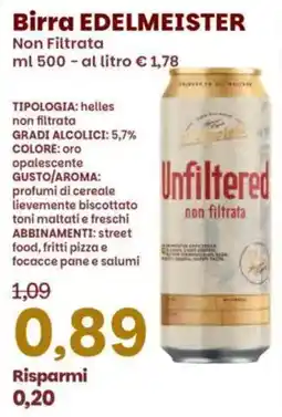 Prix Quality Birra EDELMEISTER offerta