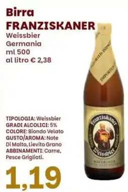 Prix Quality Birra Franziskaner offerta