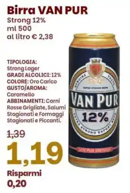 Prix Quality Birra VAN PUR offerta