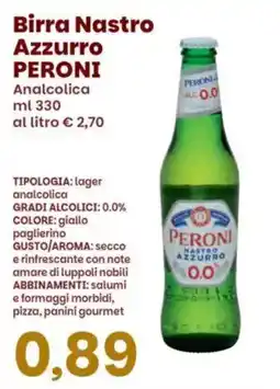Prix Quality Birra Nastro Azzurro Peroni offerta