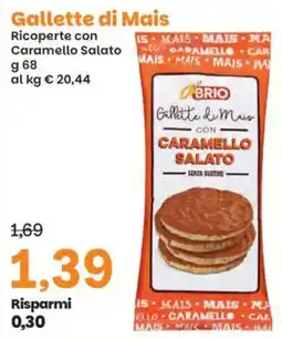 Prix Quality Gallette di Mais con Caramello Salato offerta