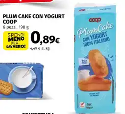 Coop Plum Cake con Yogurt Coop offerta