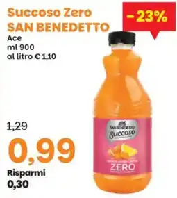 Prix Quality Succoso Zero San Benedetto offerta