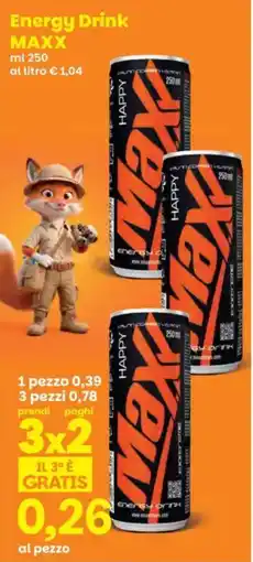 Prix Quality Energy Drink MAXX offerta