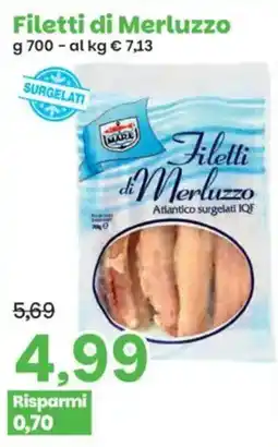 Prix Quality Filetti di Merluzzo offerta