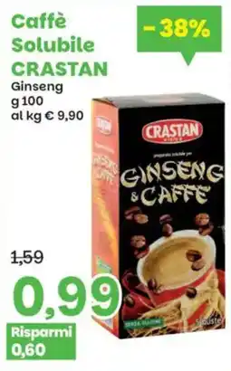 Prix Quality Caffè Solubile Crastan Ginseng offerta