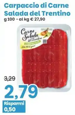 Prix Quality Carpaccio di Carne Salada del Trentino offerta