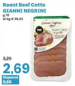 Prix Quality Roast Beef Cotto Gianni Negrini offerta