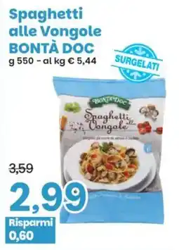 Prix Quality Spaghetti alle Vongole BONTÀ DOC offerta