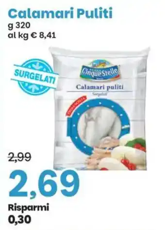 Calamari puliti Cinque Stelle