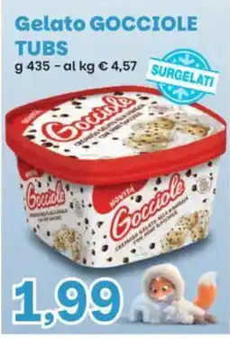 Prix Quality Gocci ole cremoso gelato alla vaniglia con mini nocciole offerta