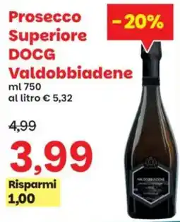 Prix Quality Prosecco Superiore DOCG Valdobbiadene offerta