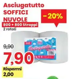 Prix Quality Asciugatutto soffici nuvole offerta