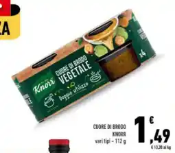 Conad Cuore di brodo vegetale Knorr offerta