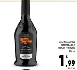 Conad Aceto balsamico di Modena IGP Monari Federzoni offerta