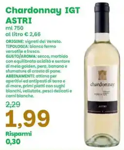 Prix Quality Chardonnay IGT Astri offerta