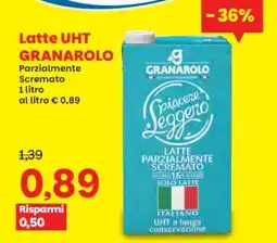 Prix Quality Latte UHT Granarolo Parzialmente Scremato offerta
