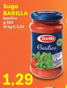 Prix Quality Sugo Barilla Basilico offerta