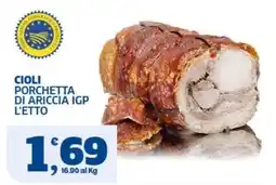 Ok Sigma Cioli Porchetta di Ariccia IGP offerta