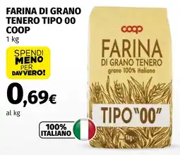 Coop Farina di grano tenero tipo 00 Coop offerta