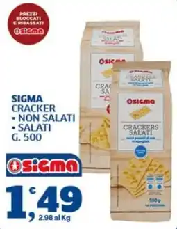 Ok Sigma Sigma cracker offerta