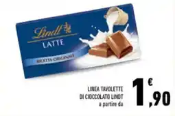 Conad Lindt Latte offerta