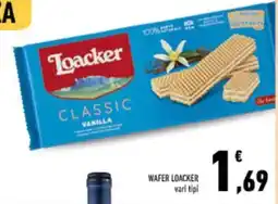 Conad Wafer Loacker classic vanilla offerta