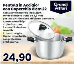 Prix Quality Pentola in Acciaio con Coperchio offerta