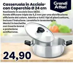 Prix Quality Casseruola in Acciaio con Coperchio offerta