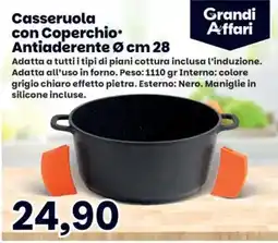 Prix Quality Casseruola con Coperchio* Antiaderente offerta