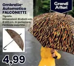 Prix Quality Ombrello Automatico Falconetti offerta