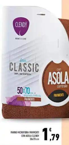 Conad Panno microfibra pavimenti con asola Clendy offerta