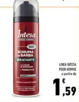 Conad Intesa schiuma da barba idratante offerta