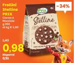 Prix Quality Frollini Stelline Prix offerta