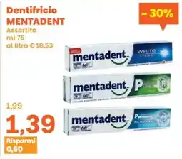 Prix Quality Dentifricio Mentadent offerta