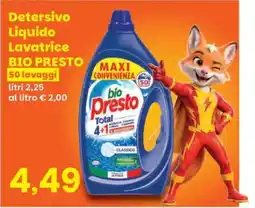 Prix Quality Detersivo liquido lavatrice bio presto offerta