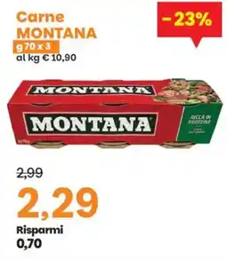 Prix Quality Carne Montana offerta